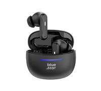 BLUE STAR AURICOLARE BLUETOOTH 5.4 CUFFIA WIRELESS STEREO TWS BK44 BLACK 79238CA