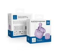 Blue Star Auricolare Bluetooth Tws Fi7 Purple Per Oppo Reno2 F Z Reno3 Pro 5g