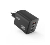 BLUE STAR CARICABATTERIE GAN TECH ORIGINALE 1X USB + 2X USB-C 65W BLACK 7975A0A