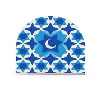 Blue Stars Moon Semplice Portagiovaglioli in acrilico bianco per tavolo, cucina autoportante portatovaglioli per cucina decorazione domestica per feste, matrimoni, eventi