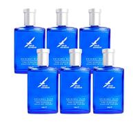 Blue Stratos mens Grooming pre Electric Shaving Lotion 100 ml Gift set di 6 UK