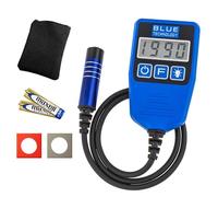 Blue Technology Misuratore di Spessore per Auto DX-13-S-AL, misuratore di Spessore della Vernice in Acciaio e Corpo in Alluminio, misuratore di Vernice, sonda Piatta Mobile, Campo di misurazione Fino