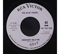 BLUE THINGS - somebody help me / yes my friend 45 rpm single
