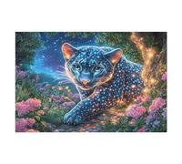 Blue Tiger Galaxy Starry Rompicapo 1000 Pezzi Toscana Per Famiglie Cartone Rigido Per Attività Educativa Bambini Da Passatempo Con Poster Incluso Migliore Vendita 1000 PCS