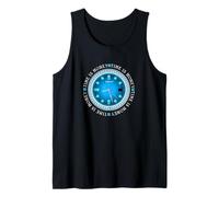 Blue Time Is Money Grafica blu Canotta