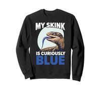 Blue Tongue Skink Lizard Lover Rettile Erpetologia Felpa