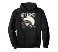 Blue Tongue Skink Lizard Lover Rettile Erpetologia Felpa con Cappuccio