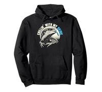 Blue Tongue Skink Lizard Lover Rettile Erpetologia Felpa con Cappuccio