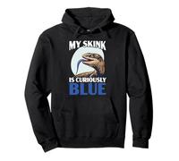 Blue Tongue Skink Lizard Lover Rettile Erpetologia Felpa con Cappuccio