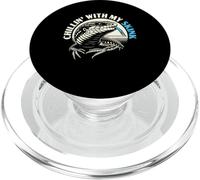 Blue Tongue Skink Lizard Lover Rettile Erpetologia PopSockets PopGrip per MagSafe