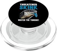 Blue Tongue Skink Lizard Lover Rettile Erpetologia PopSockets PopGrip per MagSafe