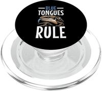 Blue Tongue Skink Lizard Lover Rettile Erpetologia PopSockets PopGrip per MagSafe