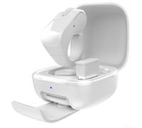 Blue-tooth - Telecomando ad anello senza fili, portatile, con anello e scorrimento, con foto e video, per telefoni cellulari e tablet (bianco D06 pro)