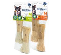 Blue Tree Holi Bones Agnello & Cervo Snack per cani - Taglia M (2 x Agnello, 2 x Cervo)