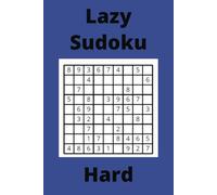 Blue Tricky Sudoku Book, 9x9 Puzzles, 150 Pages, 6x9, Hard