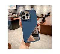 (Blue) Unique Triangle Mirror Design For Iphone 14 Plus - High Quality, Scratch-resistant, Non-slip, Dustproof, Shockproof, Comfortable Grip