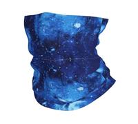 Blue Universe Space Galaxy Print Scaldacollo per uomo donna maschera da sci sciarpa invernale scaldacollo per tutte le condizioni atmosferiche maschera viso