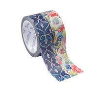 Blue Velvet / Pear Garden (Mixed Pack) Washi Tape: 2 Iconic Paperblanks designs per set, Metallic foil pattern, 15mm wide x 10 metres long