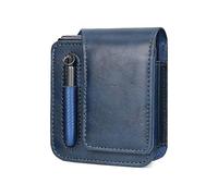 (Blue) VIETAO Retro Thinking Series PU Shockproof Phone Bag, Without Pen