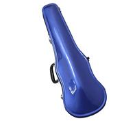 Blue Violin Shape Anti-fall And Anti-pressure 4/4 Size Violin Case Can Be Carried Or Carried On Shoulders Custodia per Violino Dimensioni Fulll