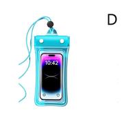 (Blue) Waterproof Phone Pouch Underwater Case Cover Universal Dry Bag Mobile Dive