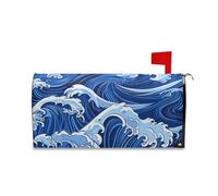 Blue Wave - Coperture magnetiche per cassette postali per il giorno della commemorazione di Patrick, 45,7 x 52,6 cm, Caja de correos
