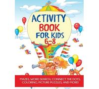 Blue Wave Press Activity Book for Kids 6-8 (Tascabile)