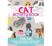 Blue Wave Press Cat Activity Book for Kids (Tascabile)