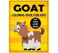 Blue Wave Press Goat Coloring Book for Kids plus Bonus Activity Page (Tascabile)