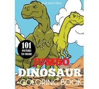Blue Wave Press Jumbo Dinosaur Coloring Book (Tascabile)
