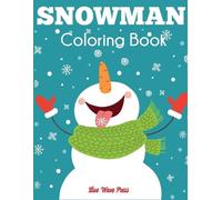 Blue Wave Press Snowman Coloring Book (Tascabile)
