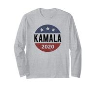 Blue Wave Retro Vintage Campaign Election Kamala Harris 2020 Maglia a Manica