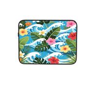 Blue Waves Green Leaf Custodia per computer portatile Notebook Computer Tablet Valigetta per il lavoro 12 pollici