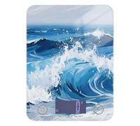 Blue Waves - Piccola bilancia da cucina portatile da viaggio, 5 kg/5 g, con 4 unità per preparare il sapone espresso (batterie non incluse)