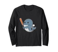 Blue Whale gioca a baseball Maglia a Manica
