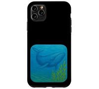 Blue Whale - Notte stellata ispirata allo zoo Animal Art Custodia per iPhone 11 Pro Max