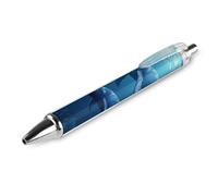 Blue Whale - Penna a sfera retrattile, inchiostro nero, per lavoro, ufficio, 1 pezzo