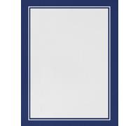 Blue & White Composition Paperback Notebook - Large (8.5” x 11” A4) College Ruled + Field: Sport Series | Subject Notebook for Students, Professionals, Athletes, and Fans