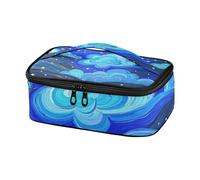 Blue-Yellow Sky Fit and Fresh Lunch Bag Breast Milk Cooler Borsa da viaggio per picnic Operaio edile Lunch Box