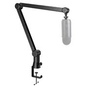 Blue Yeti - Braccio per microfono Yeti, resistente, blu, gestione dei cavi nascosti, morsetto da scrivania stabile, supporto per microfono Yeti blu, compatibile con microfono Yeti, HyperX QuadCast