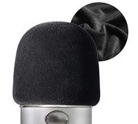 YOUSHARES Blue Yeti Filtro Antipop di Microfono per Blue Yeti Microfono Antivento Schiuma Pop Filter per Microfono a Condensatore Blue Yeti,Yeti Pro,Colore Nero