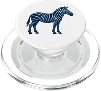 Blue Zebra Animal Africa Safari Trendy Art PopSockets PopGrip per MagSafe