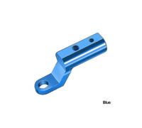 (Blue45800)Qx 1pc Supporto per specchietto retrovisore per moto Supporto adattatore universale di alta
