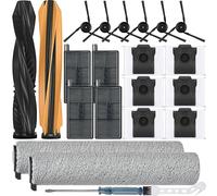 Bluearks 22 accessori per robot aspirapolvere Dreame Aqua10 Ultra Roller e Aqua10 Ultra Roller Complete, composto da 1 spazzola principale, 2 cuscinetti per mocio a rullo, 4 filtri HEPA, 6 spazzole