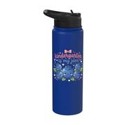 Blueberries Teacher Kindergarten is My Jam Stainless Steel Insulated Water Bottle