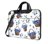 Blueberry - Borsa per laptop da 15,6 pollici, con tracolla, portatile, antiurto, protettiva, per computer portatile, per donne e uomini, Multicolore, 13 inch