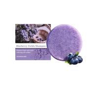 Blueberry Fields Pacchetto shampoo e balsamo in barrette, balsamo profondo naturale nutriente e lenitivo, pulizia riduce l'effetto crespo, cura dei capelli secchi e diradanti (1pc)