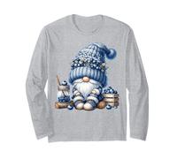 Blueberry Gnome Cute Summer Graphic For Garden Lover Maglia a Manica