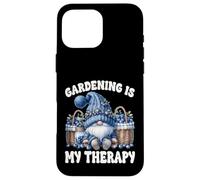 Blueberry Gnome Dad For Gardener Gardening Is My Therapy Custodia per iPhone 16 Pro Max