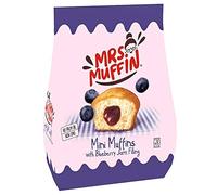 Blueberry Mini Muffins Ripieni di Marmellata di Mirtilli per mrs. muffin 200g